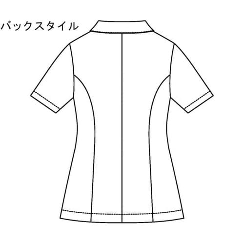 レディスジャケット半袖 ホワイト 7号