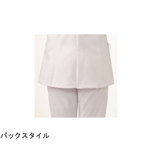 レディスジャケット半袖 ホワイト×ライト