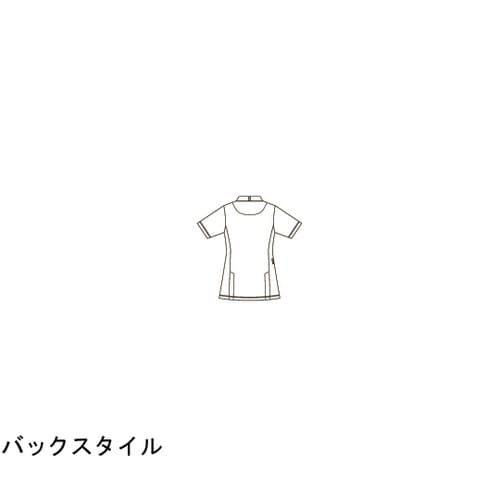 レディススクラブジャケット半袖 ネイビー