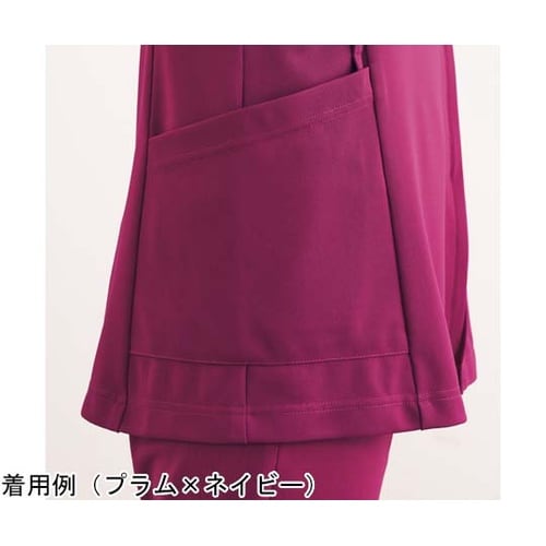 レディススクラブジャケット半袖 ホワイト