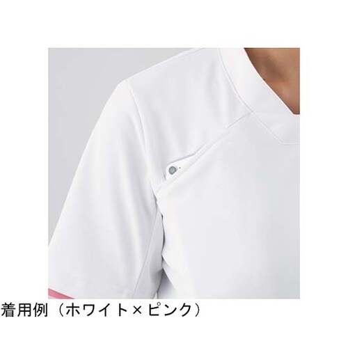 レディスチュニックジャケット半袖 プラム