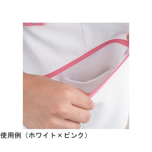 レディスチュニックジャケット半袖 プラム