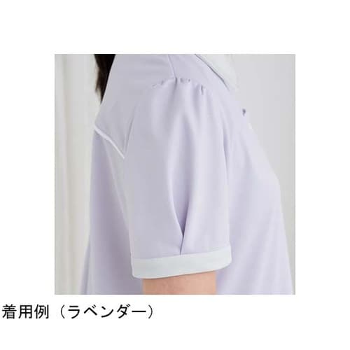 レディスニットシャツ ラベンダー 3L