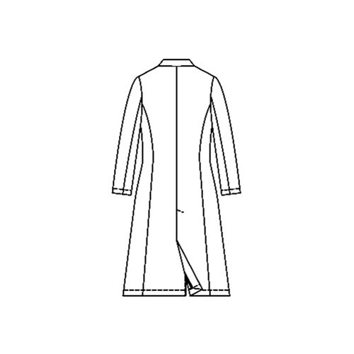 レディス診察衣 ホワイト L KZN40