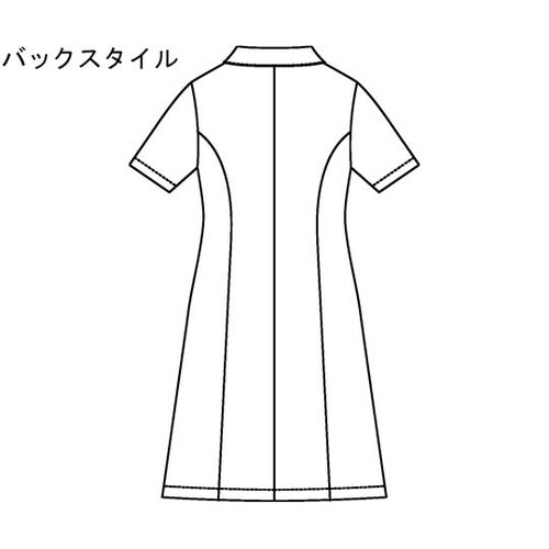 ワンピース半袖 ホワイト 9号 YW11