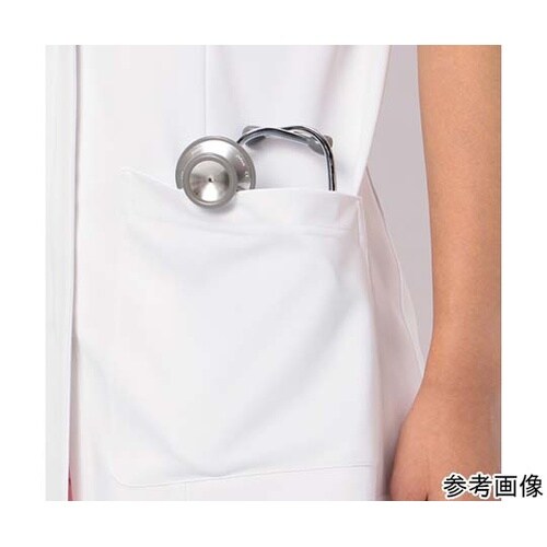 ワンピース半袖 ホワイト×ネイビー LL