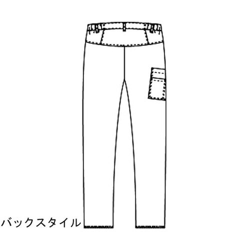 男女兼用パンツ チャコール S 175−