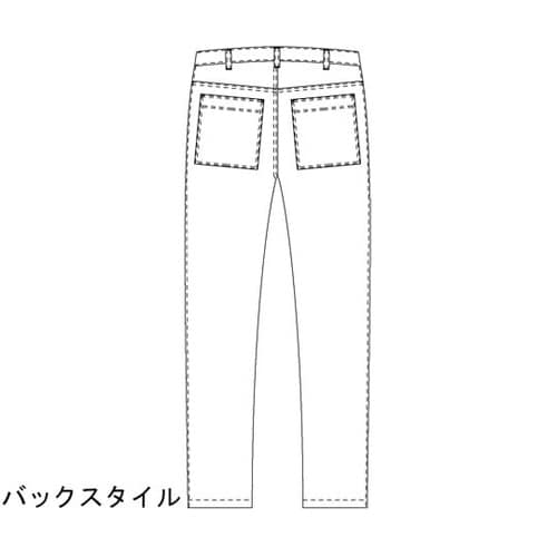 男女兼用パンツ ホワイト 6L KZN8