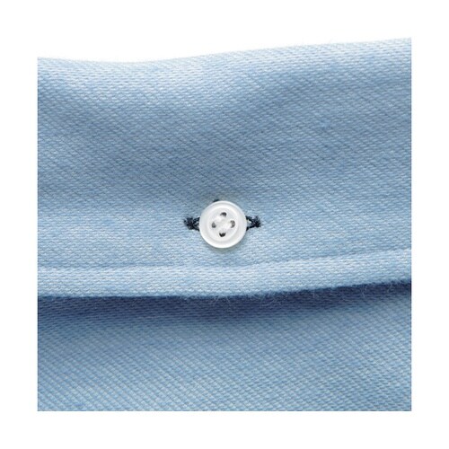 杢ニットシャツ 杢サックス LL APK