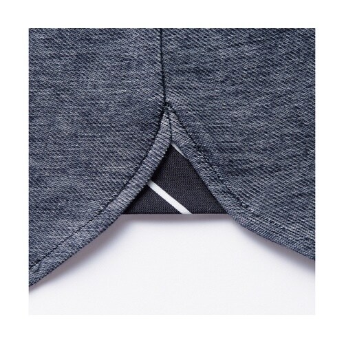 杢ニットシャツ 杢ネイビー S APK2