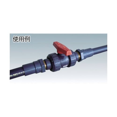塩ビ製ボールバルブ ねじ式 本体PVC