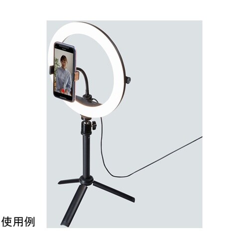WEBカメラ用LEDライト付きスタンド(