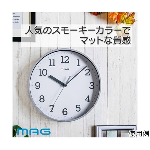 MAG掛時計 ガレット グレー W−80