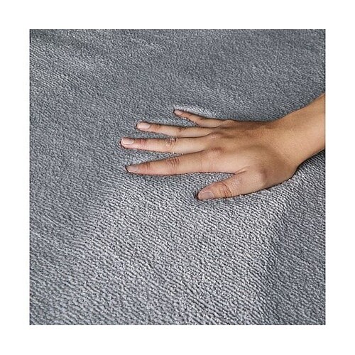 ラグ Mハク 90×90cm グレー 1