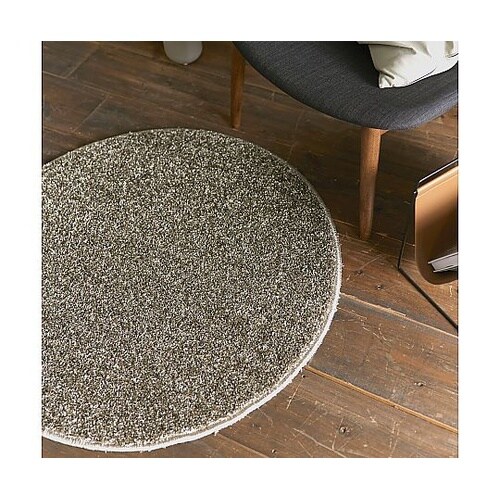 ラグ Mルネ 90×90cm オリーブ