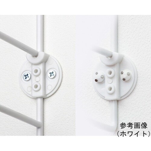 98484 ワイヤーシェルフ ロング 白