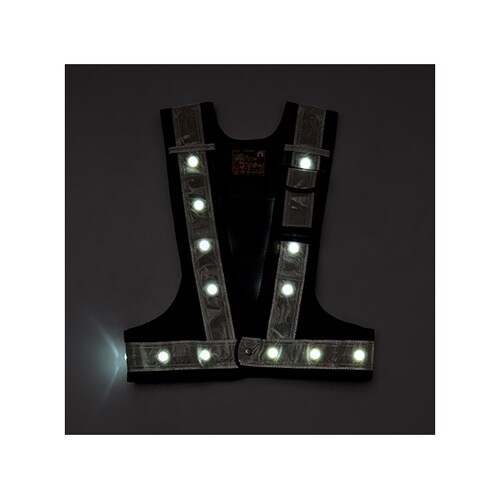 238098 多機能LEDベスト 紺 白