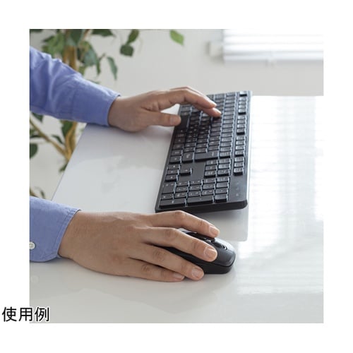 ワイヤレス静音キーボードマウスセット S