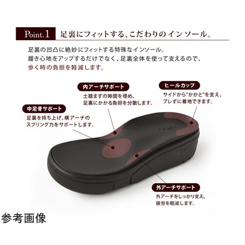 リゲッタ 軽量厚底サンダル アイボリー