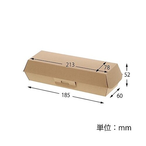 食品箱 ネオクラフト ホットドッグボック