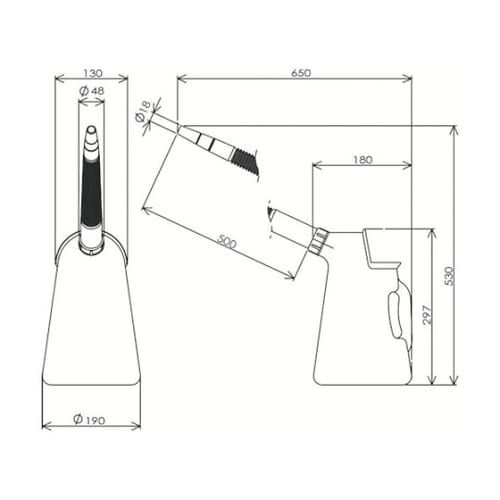 3240 ポリジョッキロングノズル 4L