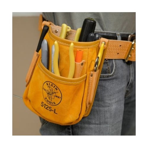 5125Lツールポーチ5ポケットブラウン