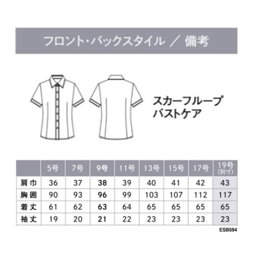 ENJOY 半袖ブラウス FINE KE