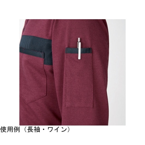 CAREAN 長袖ポロシャツ T/C K