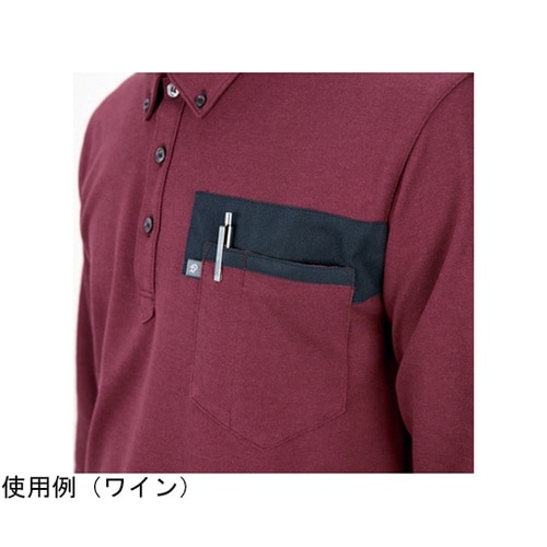 CAREAN 長袖ポロシャツ T/C K