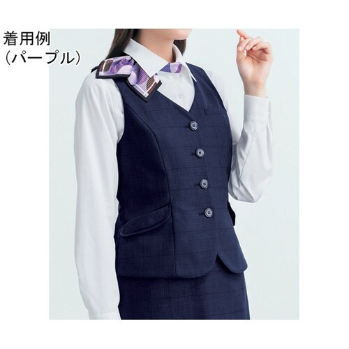 ENJOY リボンスカーフ ブルー EA