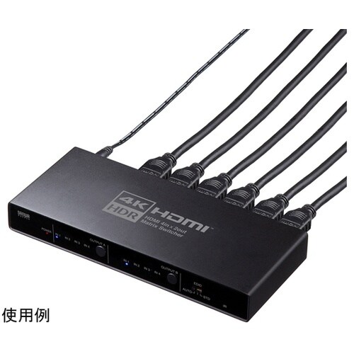 4K・HDR・光デジタル出力付きHDMI