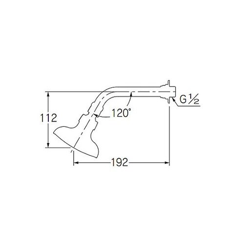 1/2” PF シャワーヘッド EA46
