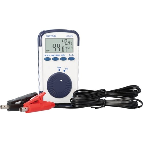 空調用 2点計測デジタル温度計 CT−6