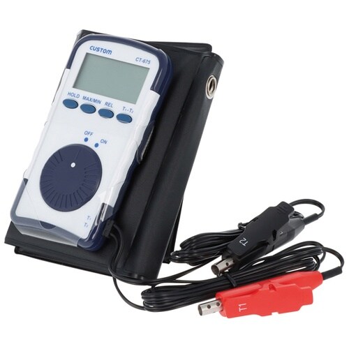 空調用 2点計測デジタル温度計 CT−6