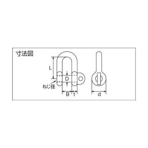 A1923 JIS型シャックルSC型