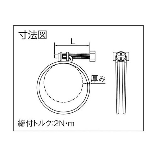 TWB78 ネジ式ワイヤバンド 10個入