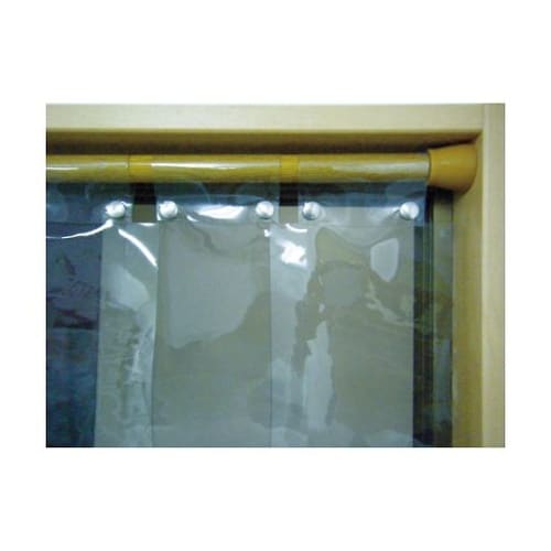 のれん型間仕切りカーテン 透明タイプ 1