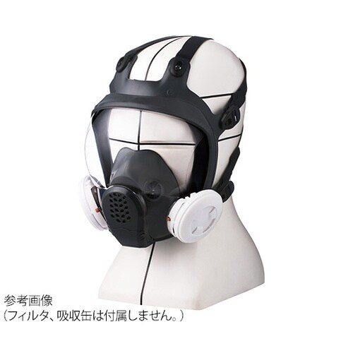 防じん・防毒両検定マスク/全面形/Mサイ