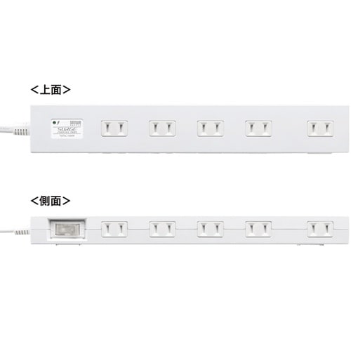 雷ガードタップ 1m ホワイト TAP−