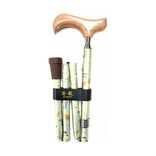 プリティキャッツ折畳杖 ライトグリーン