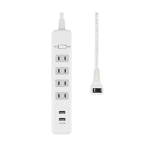 AC100V/14Ax2mタップ(4口/