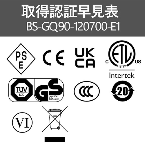 ACアダプター ACケーブル別売 12V