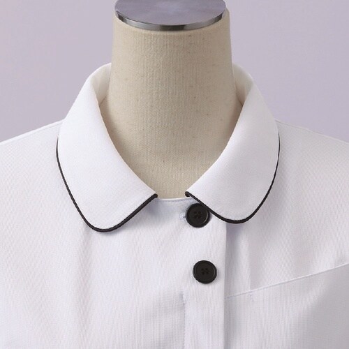 ナースジャケット 半袖(白/Mピンク)3