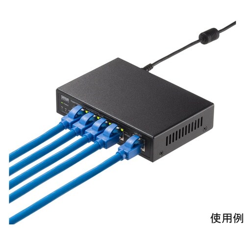 ギガビット対応PoEスイッチングハブ(5