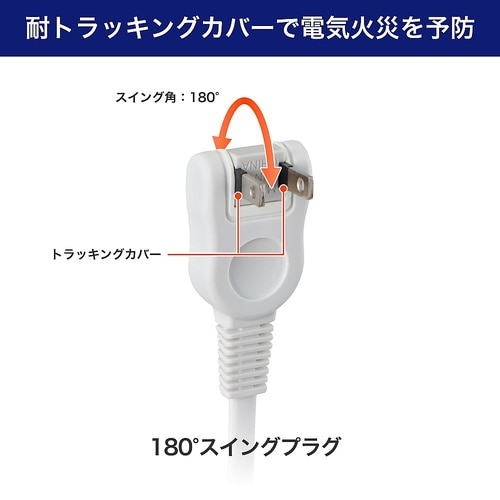 SW付USBタップ2P WBK−2232