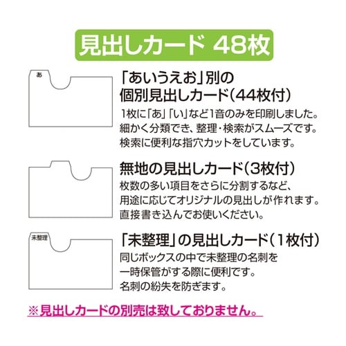 ネームカードボックス クリアブルー CB