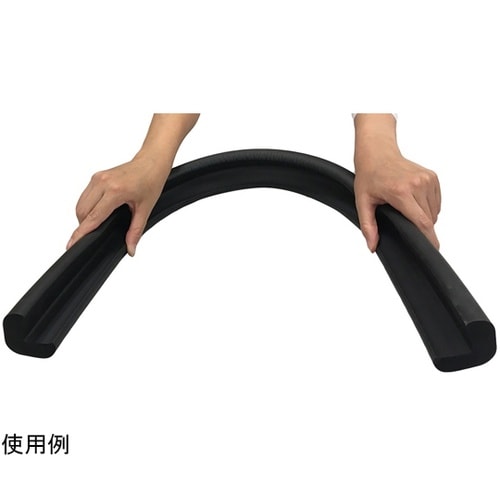 安全クッションL字型 大 黒 2本 J2