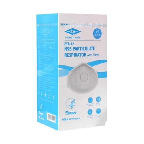 NIOSH認証 N95マスク(カップ型・