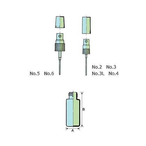 PPスプレーバイアル No.3 50本