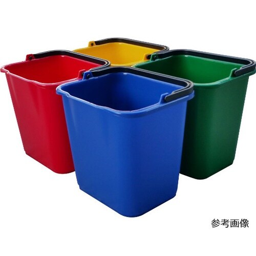 4382 角バケツ4L 黄